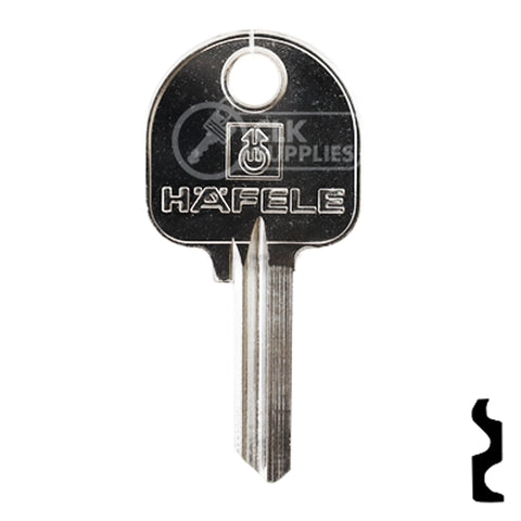 Uncut Key Blank | Hafele | BD143