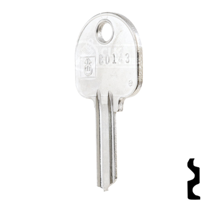 Uncut Key Blank | Hafele | BD143 Office Furniture-Mailbox Key Framon Manufacturing Company, Inc