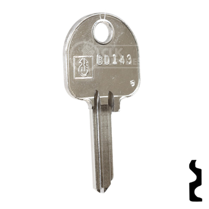 Uncut Key Blank | Hafele | BD143 Office Furniture-Mailbox Key Framon Manufacturing Company, Inc