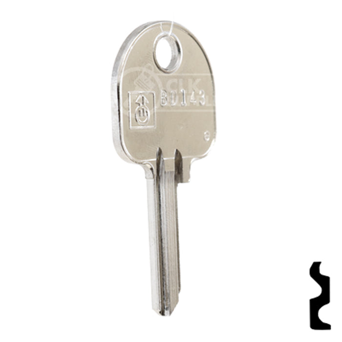 Uncut Key Blank | Hafele | BD143 Office Furniture-Mailbox Key Framon Manufacturing Company, Inc