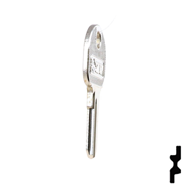 Uncut Key Blank | Hafele | HF74R Office Furniture-Mailbox Key Ilco