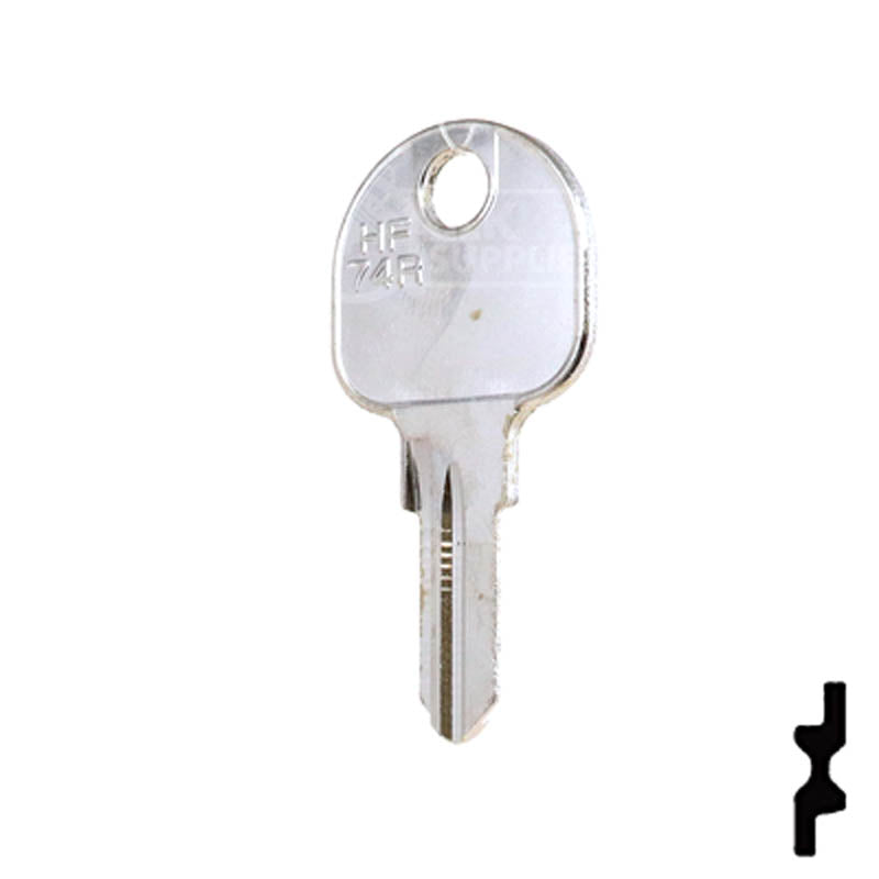 Uncut Key Blank | Hafele | HF74R Office Furniture-Mailbox Key Ilco