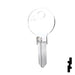 Uncut Key Blank | Hafele | HF75R, SI Office Furniture-Mailbox Key Ilco