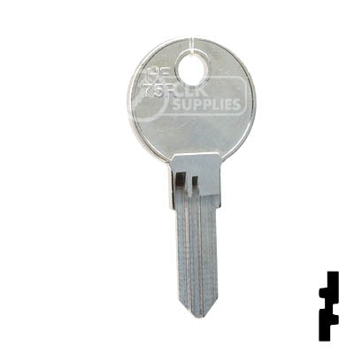 Uncut Key Blank | Hafele | HF75R, SI Office Furniture-Mailbox Key Ilco