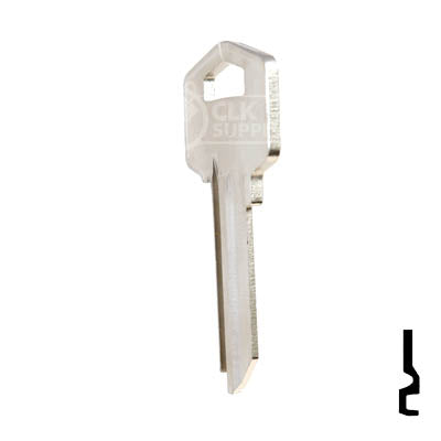 Uncut Key Blank | Harloc, Tesa | TE3, HR2 Office Furniture-Mailbox Key Ilco