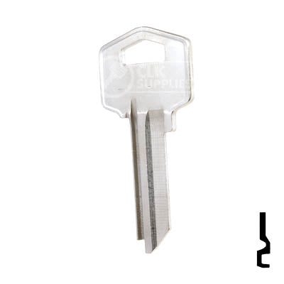 Uncut Key Blank | Harloc, Tesa | TE3, HR2 Office Furniture-Mailbox Key Ilco