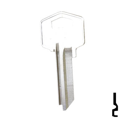 Uncut Key Blank | Harloc, Tesa | TE3, HR2 Office Furniture-Mailbox Key Ilco