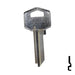 Uncut Key Blank | Harloc, Tesa | TE3, HR2 Office Furniture-Mailbox Key Ilco