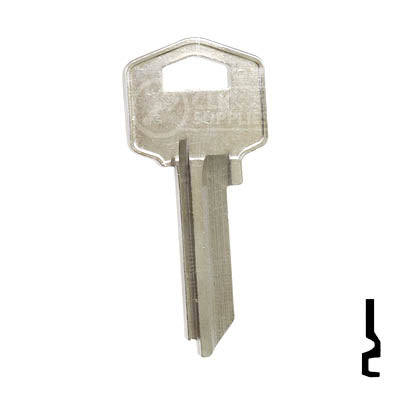 Uncut Key Blank | Harloc, Tesa | TE3, HR2 Office Furniture-Mailbox Key Ilco