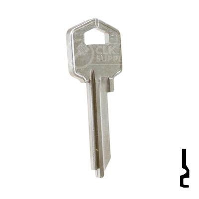 Uncut Key Blank | Harloc, Tesa | TE3, HR2 Office Furniture-Mailbox Key Ilco