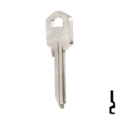 Uncut Key Blank | Harloc, Tesa | TE3, HR2 Office Furniture-Mailbox Key Ilco