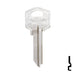 Uncut Key Blank | Harloc, Tesa | TE3, HR2 Office Furniture-Mailbox Key Ilco