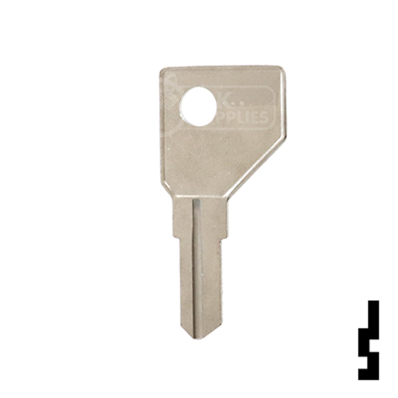Uncut  Key Blank | Hickory, First Watch | 1671 Office Furniture-Mailbox Key Ilco