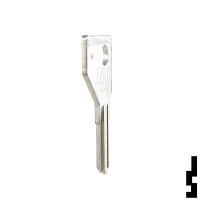 Uncut  Key Blank | Hickory, First Watch | 1671 Office Furniture-Mailbox Key Ilco