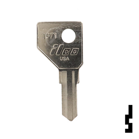 Uncut  Key Blank | Hickory, First Watch | 1671 Office Furniture-Mailbox Key Ilco