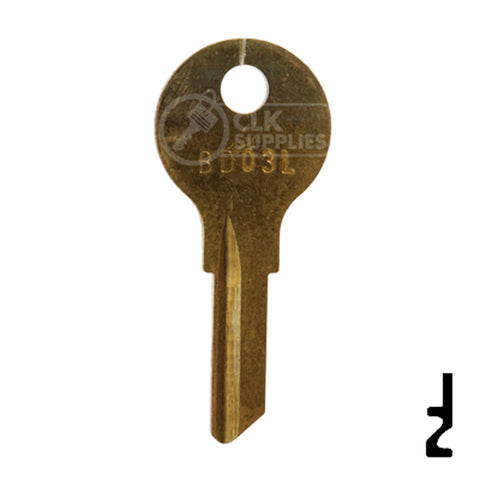 Uncut Key Blank | Hudson | BD03L