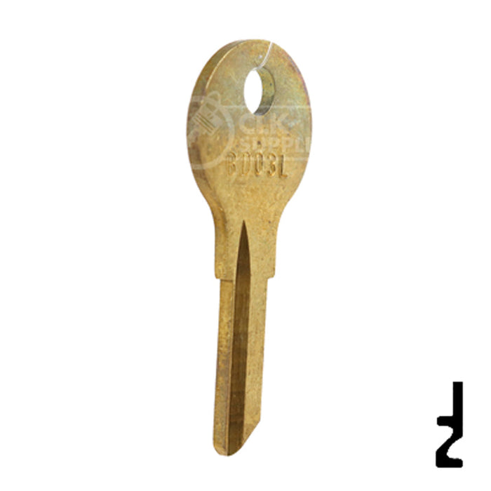 Uncut Key Blank | Hudson | BD03L Office Furniture-Mailbox Key Framon Manufacturing Company, Inc