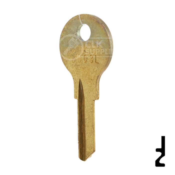 Uncut Key Blank | Hudson | BD03L Office Furniture-Mailbox Key Framon Manufacturing Company, Inc