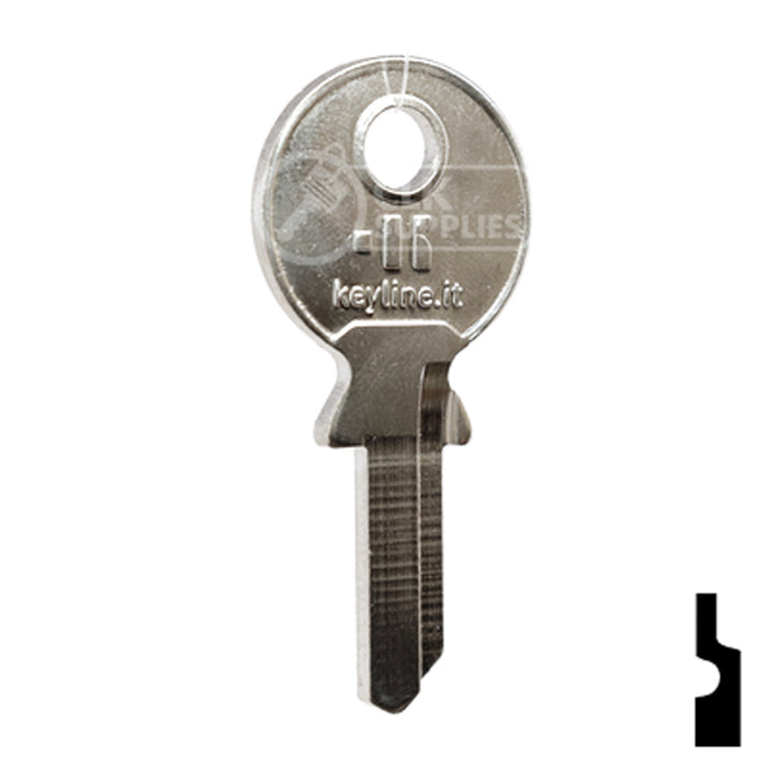 Uncut Key Blank | Huwil, Hafele | BD226 Office Furniture-Mailbox Key Framon Manufacturing Company, Inc