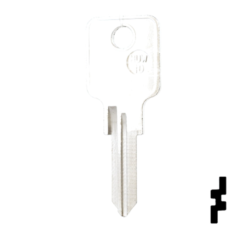 Uncut Key Blank | Huwil | HUW-1D Office Furniture-Mailbox Key JMA USA