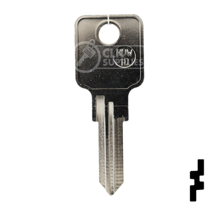 Uncut Key Blank | Huwil | HUW-1D Office Furniture-Mailbox Key JMA USA