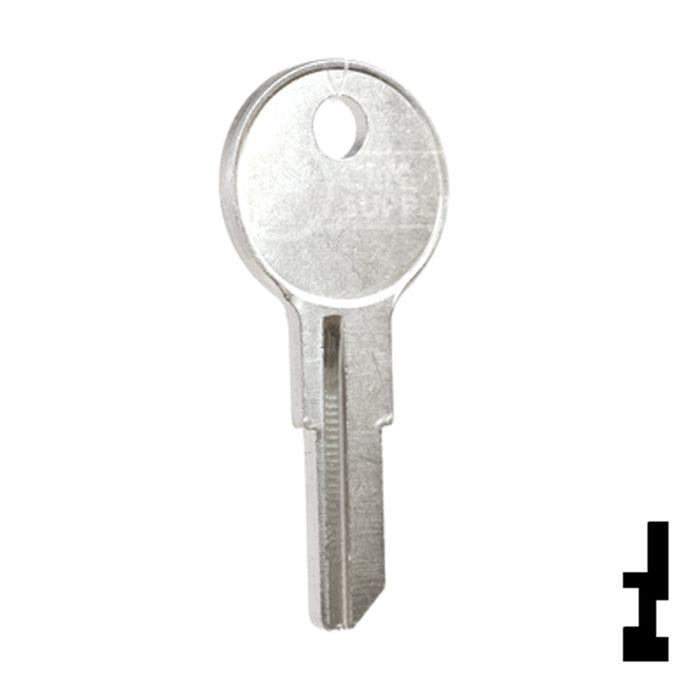 Uncut Key Blank | Illinios | 1043J, IL11 Office Furniture-Mailbox Key Ilco