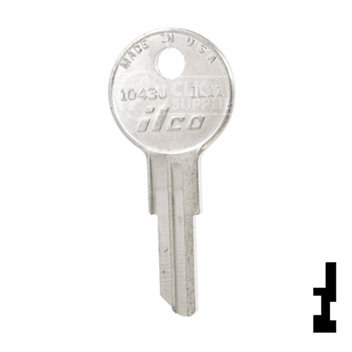 Uncut Key Blank | Illinios | 1043J, IL11 Office Furniture-Mailbox Key Ilco