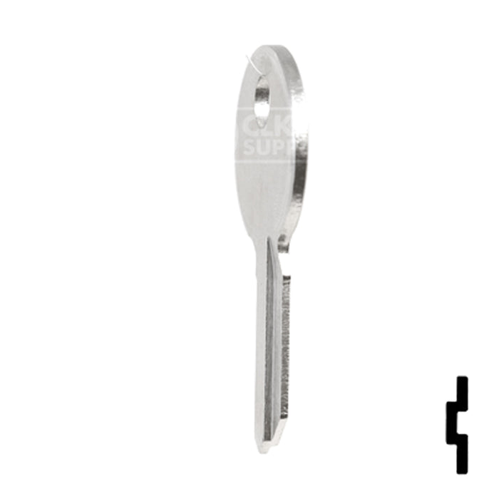 Uncut Key Blank | Illinois | 1041HM Office Furniture-Mailbox Key Ilco