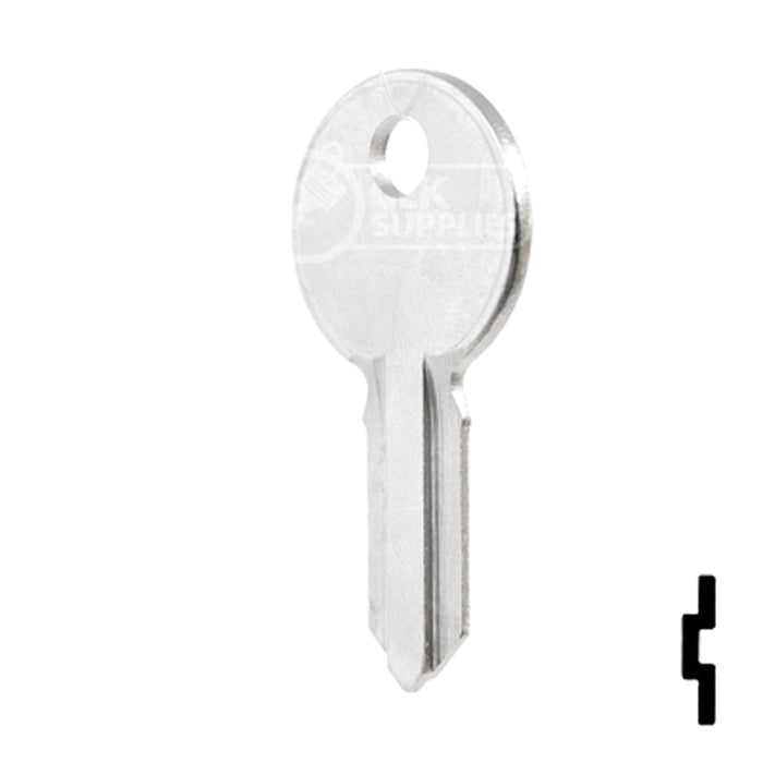 Uncut Key Blank | Illinois | 1041HM Office Furniture-Mailbox Key Ilco