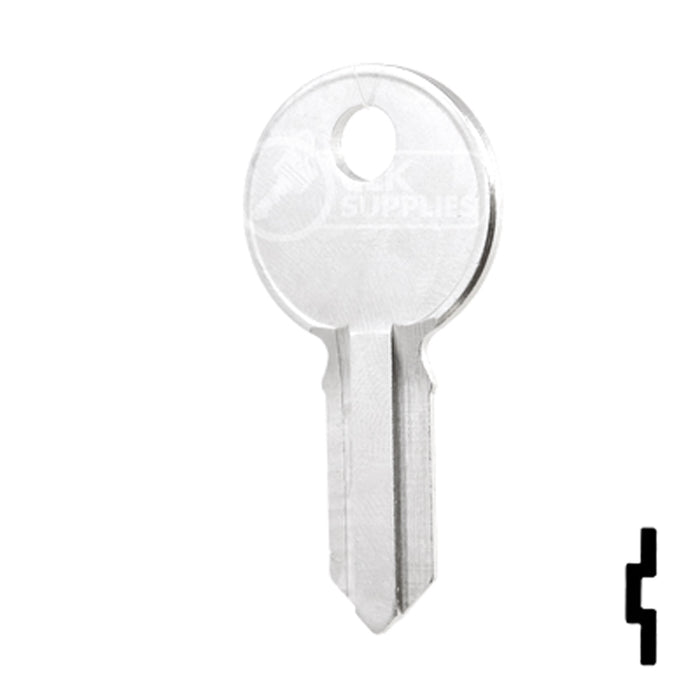 Uncut Key Blank | Illinois | 1041HM Office Furniture-Mailbox Key Ilco