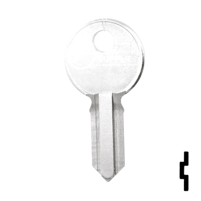 Uncut Key Blank | Illinois | 1041HM Office Furniture-Mailbox Key Ilco