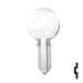 Uncut Key Blank | Illinois | 1041HM Office Furniture-Mailbox Key Ilco