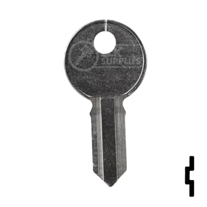 Uncut Key Blank | Illinois | 1041HM Office Furniture-Mailbox Key Ilco