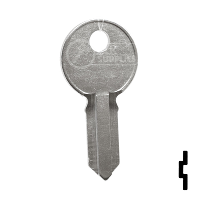 Uncut Key Blank | Illinois | 1041HM Office Furniture-Mailbox Key Ilco