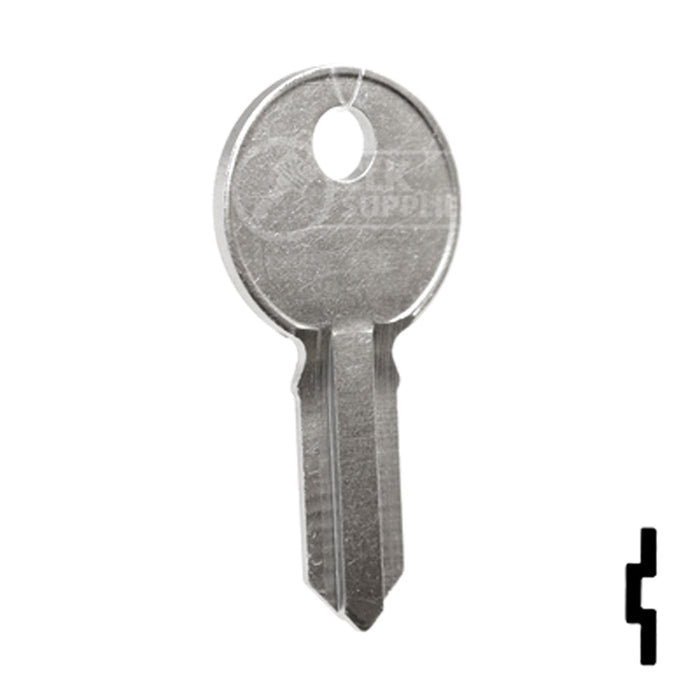 Uncut Key Blank | Illinois | 1041HM Office Furniture-Mailbox Key Ilco