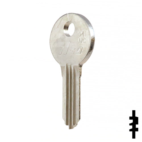 Uncut Key Blank | Illinois | 1041WC Office Furniture-Mailbox Key Ilco