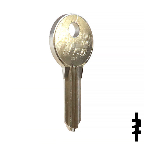 Uncut Key Blank | Illinois | 1041WC Office Furniture-Mailbox Key Ilco