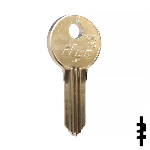 Uncut Key Blank | Illinois | 1041WC Office Furniture-Mailbox Key Ilco