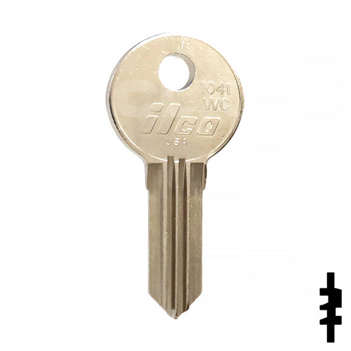 Uncut Key Blank | Illinois | 1041WC Office Furniture-Mailbox Key Ilco