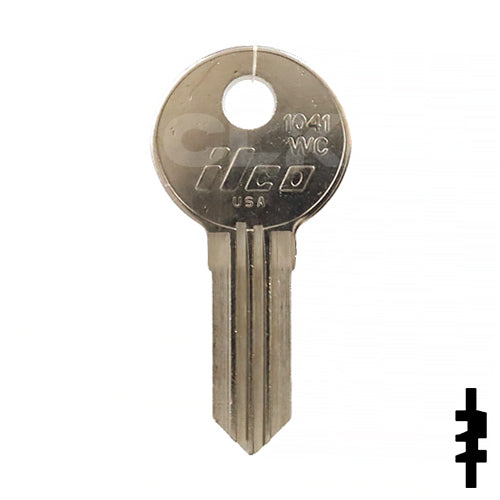 Uncut Key Blank | Illinois | 1041WC Office Furniture-Mailbox Key Ilco