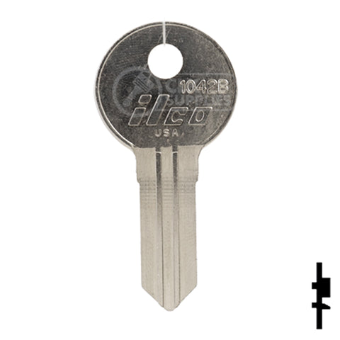 Uncut Key Blank | Illinois | 1042B