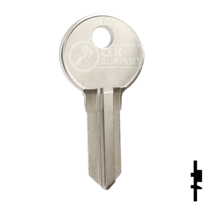 Uncut Key Blank | Illinois | 1042B Office Furniture-Mailbox Key Ilco