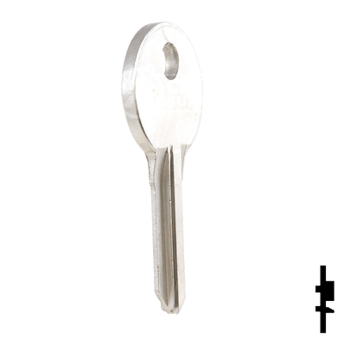 Uncut Key Blank | Illinois | 1042B Office Furniture-Mailbox Key Ilco