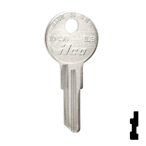 Uncut Key Blank | Illinois | 1043B, IL9 Office Furniture-Mailbox Key Ilco