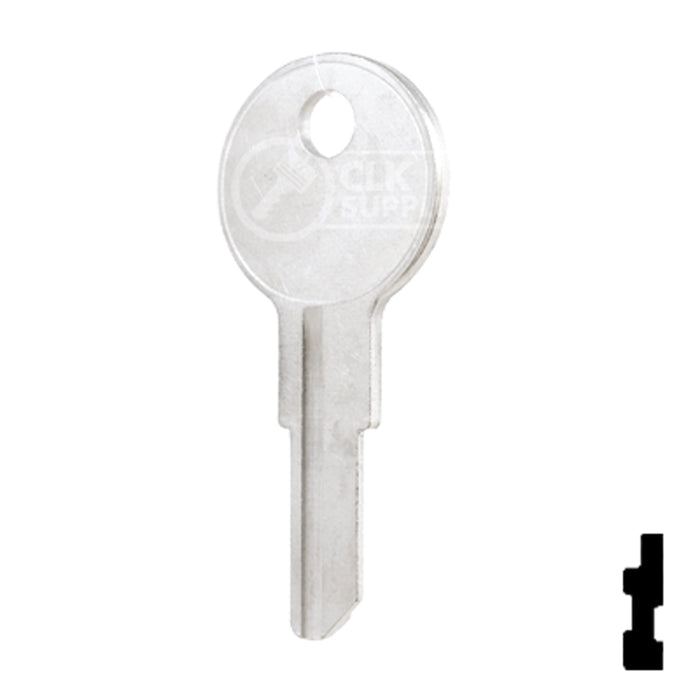 Uncut Key Blank | Illinois | 1043B, IL9 Office Furniture-Mailbox Key Ilco