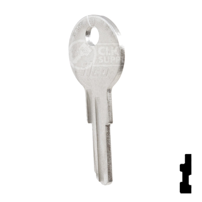 Uncut Key Blank | Illinois | 1043B, IL9 Office Furniture-Mailbox Key Ilco