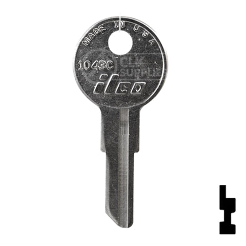 Uncut Key Blank | Illinois | 1043C