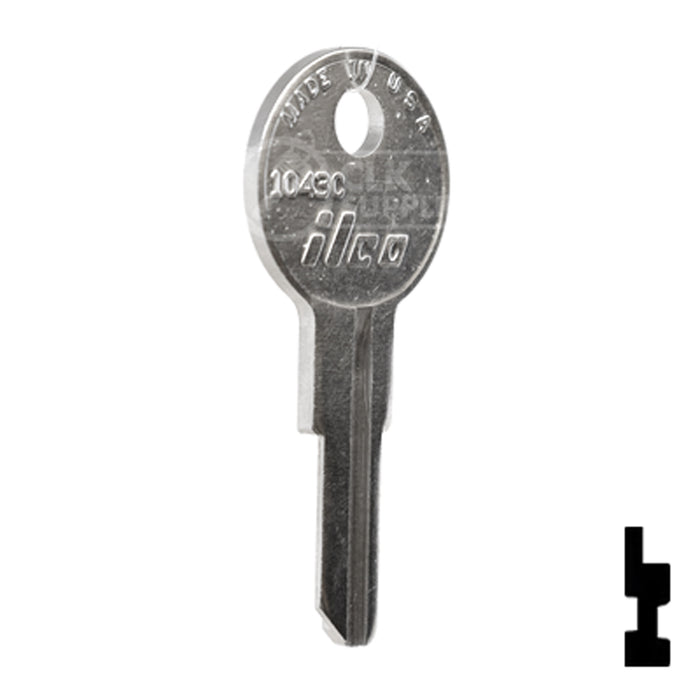 Uncut Key Blank | Illinois | 1043C Office Furniture-Mailbox Key Ilco