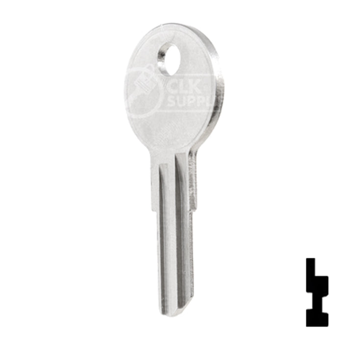 Uncut Key Blank | Illinois | 1043C Office Furniture-Mailbox Key Ilco