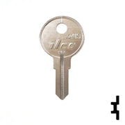 Uncut Key Blank | Illinois | O1007RG 1041S Office Furniture-Mailbox Key Ilco